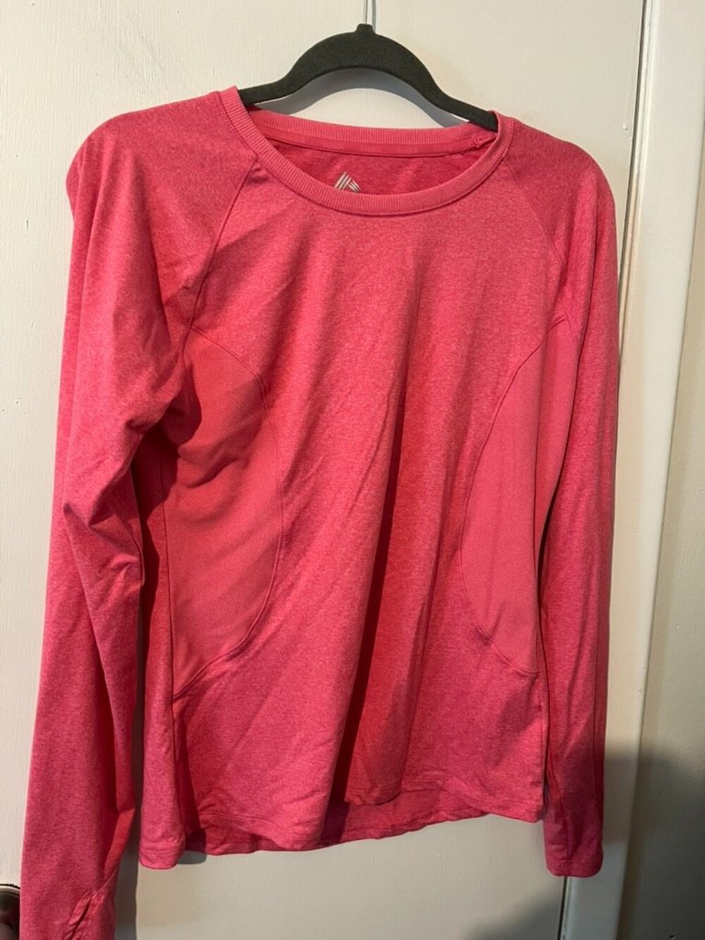 RBX PINK SPORTS LONG SLEEVE TOP S SP